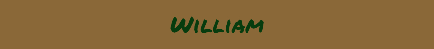 William name header